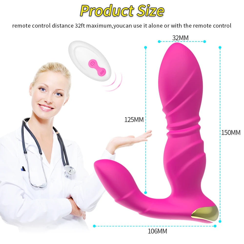 UNISEX VIBRATOR - VAGINAL AND ANAL PENETRATION - KA509