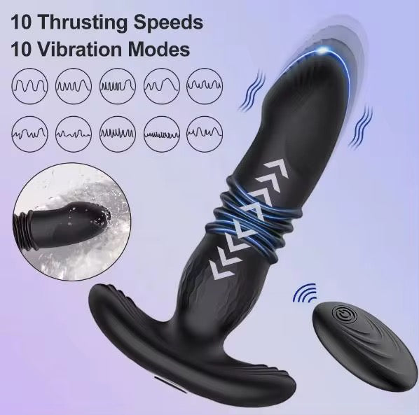 ANAL PLUG 10 VIBRATIONS - XM538