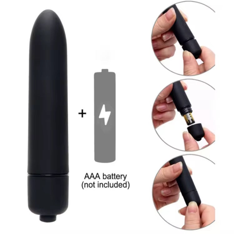 POWERFUL VIBRATING BULLET WITH 10 VIBRATIONS