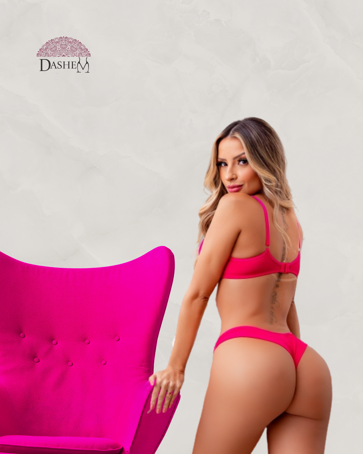 BASIC SET IN MICROFIBER BOJO WAVE COMES WITH BASIC DOUBLE WIRE PANTIES