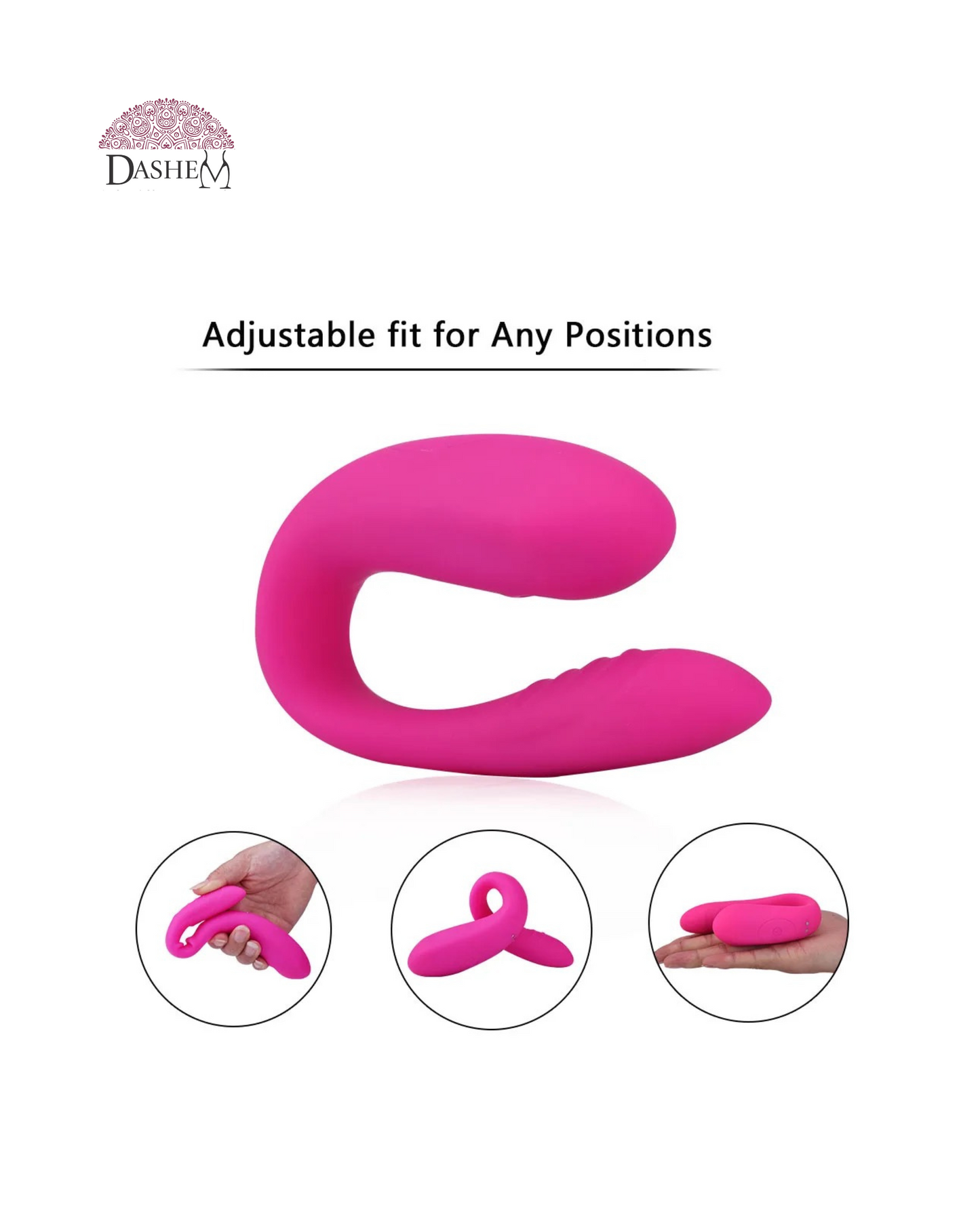 COUPLES VIBRATOR WITH CLITORAL SUCTION XA046