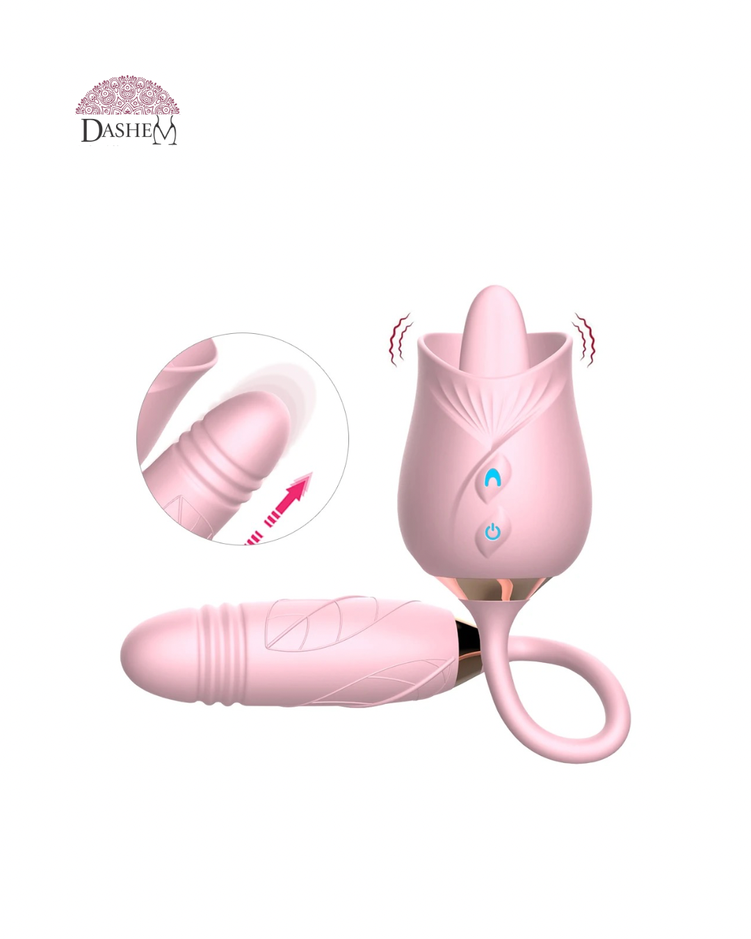 THE ROSE, DOUBLE STIMULATION, CLITORIAL AND G-POINT XA123