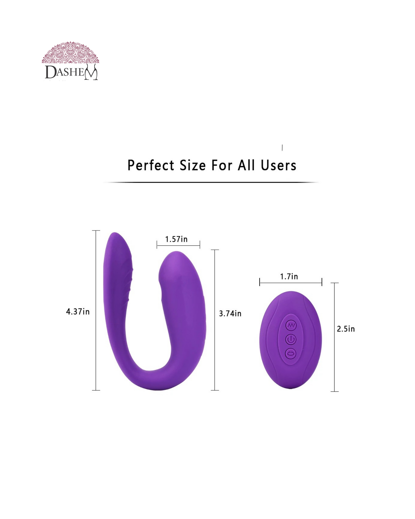 COUPLES VIBRATOR WITH CLITORAL SUCTION XA046