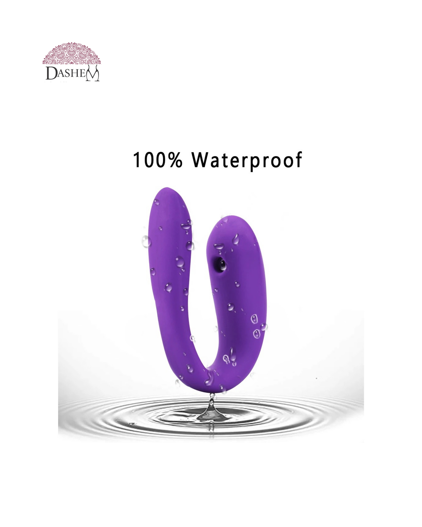 COUPLES VIBRATOR WITH CLITORAL SUCTION XA046