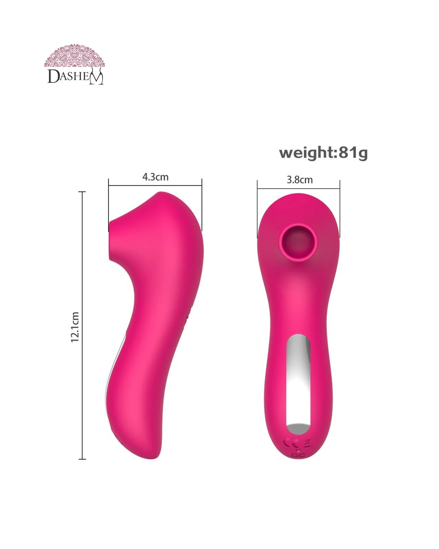 SUCTION VIBRATOR, IDEAL FOR CLITORIS AND NIPPLES XA041