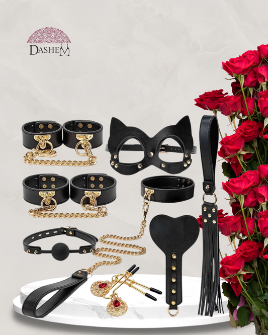 LEATHER BONDAGE KIT: SOPHISTICATION AND SENSORY EXPLORATION
KIT XG006