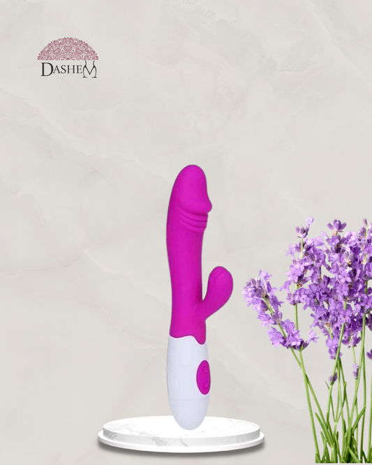 Rabbit Vibrator XA006B, double stimulation, with 30 vibrations.